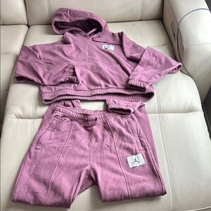 Jordan Pink Hoodie and Jogger Set